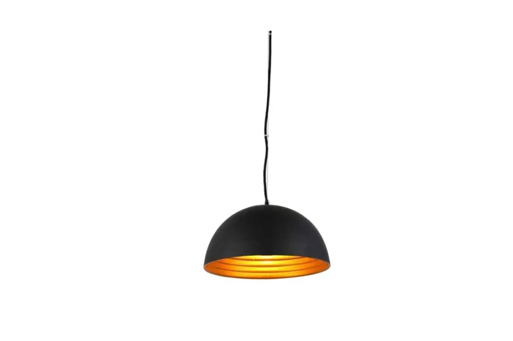 Azzardo Lampa wisząca metalowa czarno-złota 40cm AZ1394 z serii MODENA Oferta czasowa